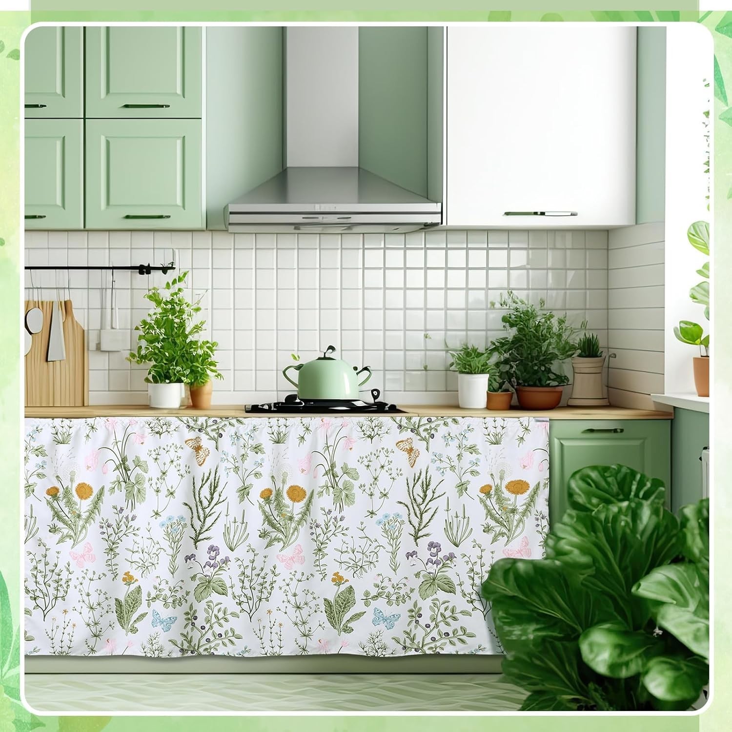 Elegant 55×32 Inch Waterproof Sink Skirt – Diamond Stitch Design for Bath Decor