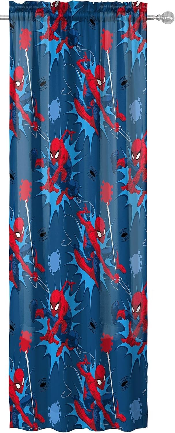 Kids Window Drapes – 4 Piece Curtain Set Includes 2 Tiebacks, Beautiful Beddi…