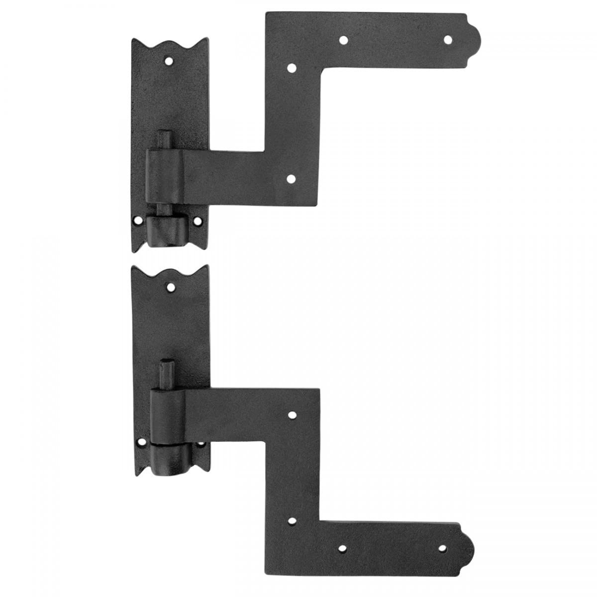 Renovators Supply Manufacturing Shutter Lift Off Pintle Hinges 6 1/2 in. Black W
