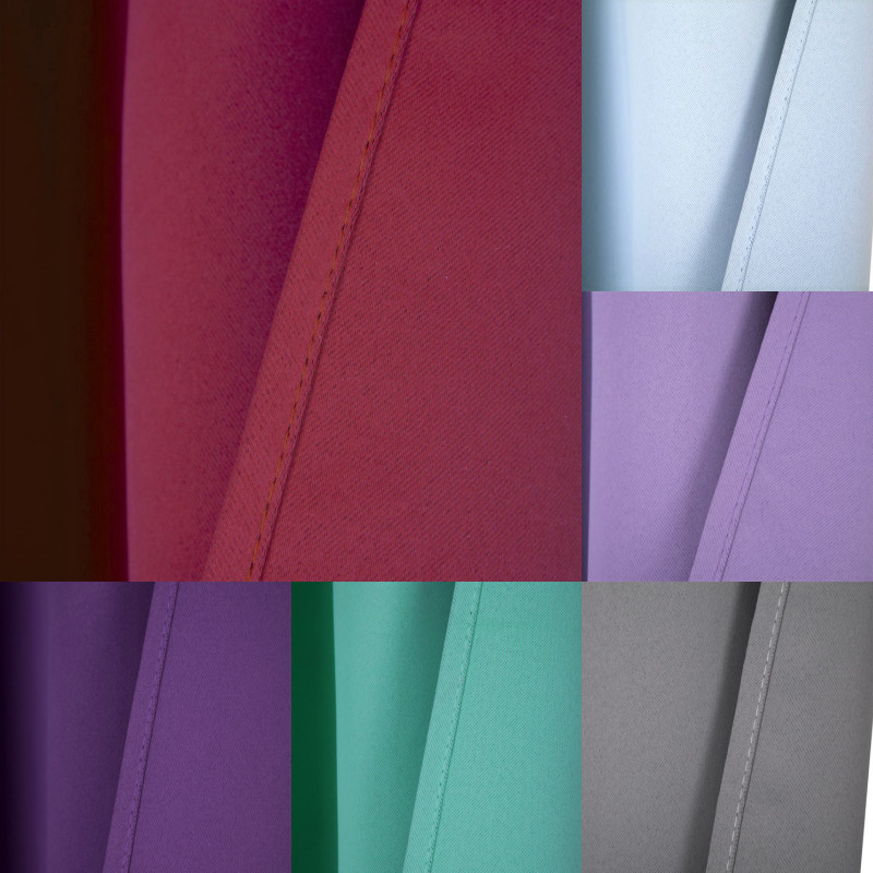 1P BLACKOUT UNLINED HEAVY THICK THERMAL PANEL WINDOW CURTAIN EXTRA WIDE 100″X84″