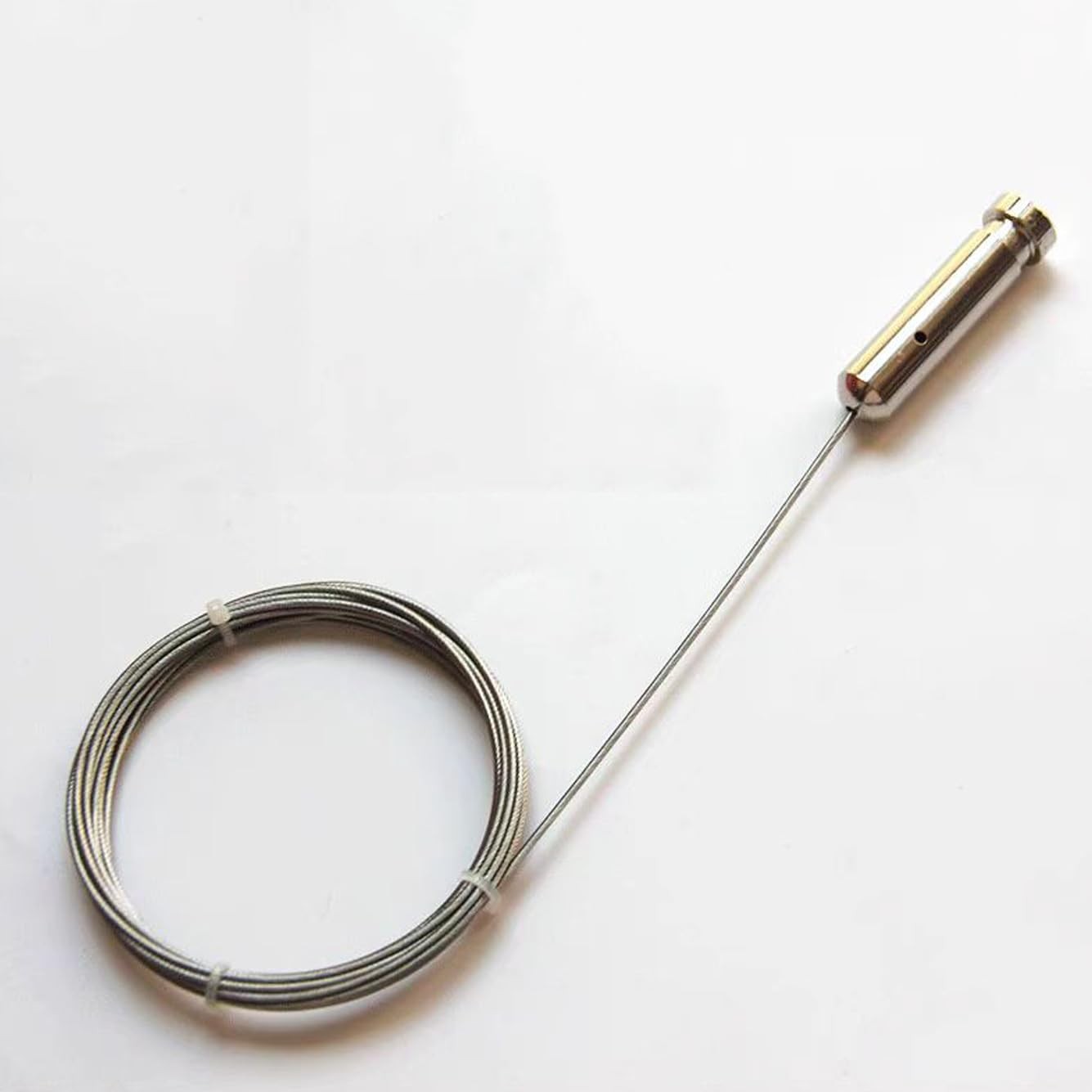 Wire Cable Curtain Rod System with Clips,Hanging Clothesline Wire Window Curt…