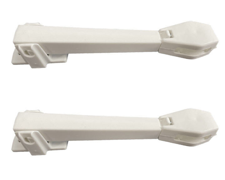 Qty (2) Vertical Blind Cord, String White Tension Pulley, Traverse Rod Pulleys