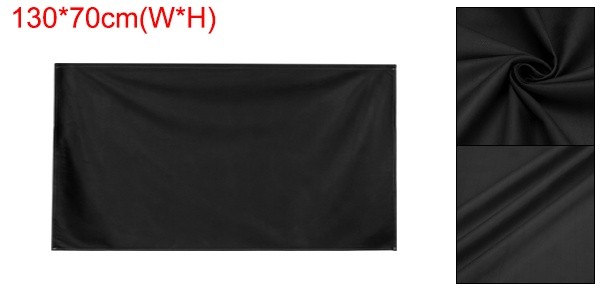Cabinet Curtains Dust Proof Kitchen Privacy Curtain 51.1″x27.6″ Black