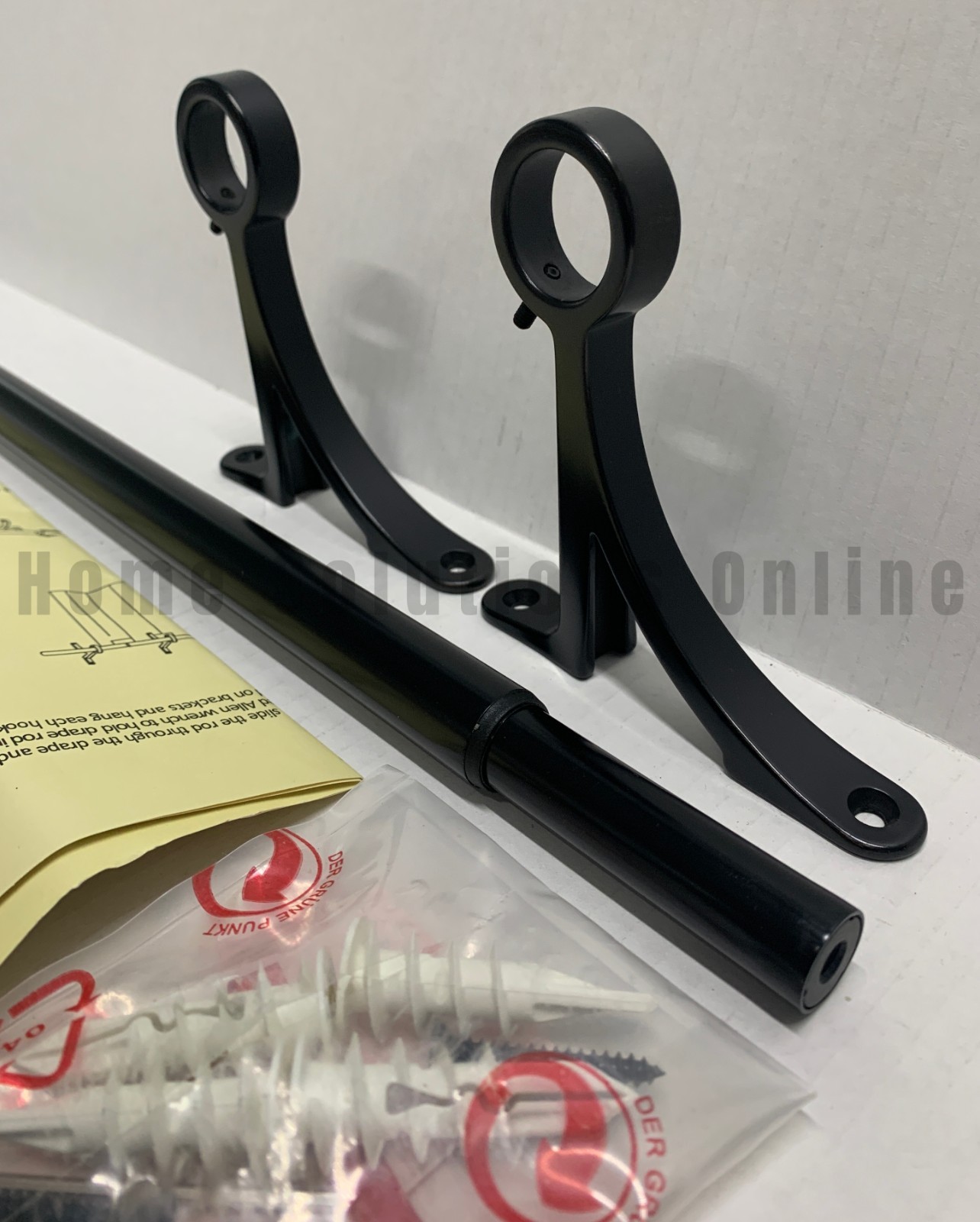Pottery Barn Standard Curtain Rod Bracket Antique Bronze 0.75″ 28-48 #R5010