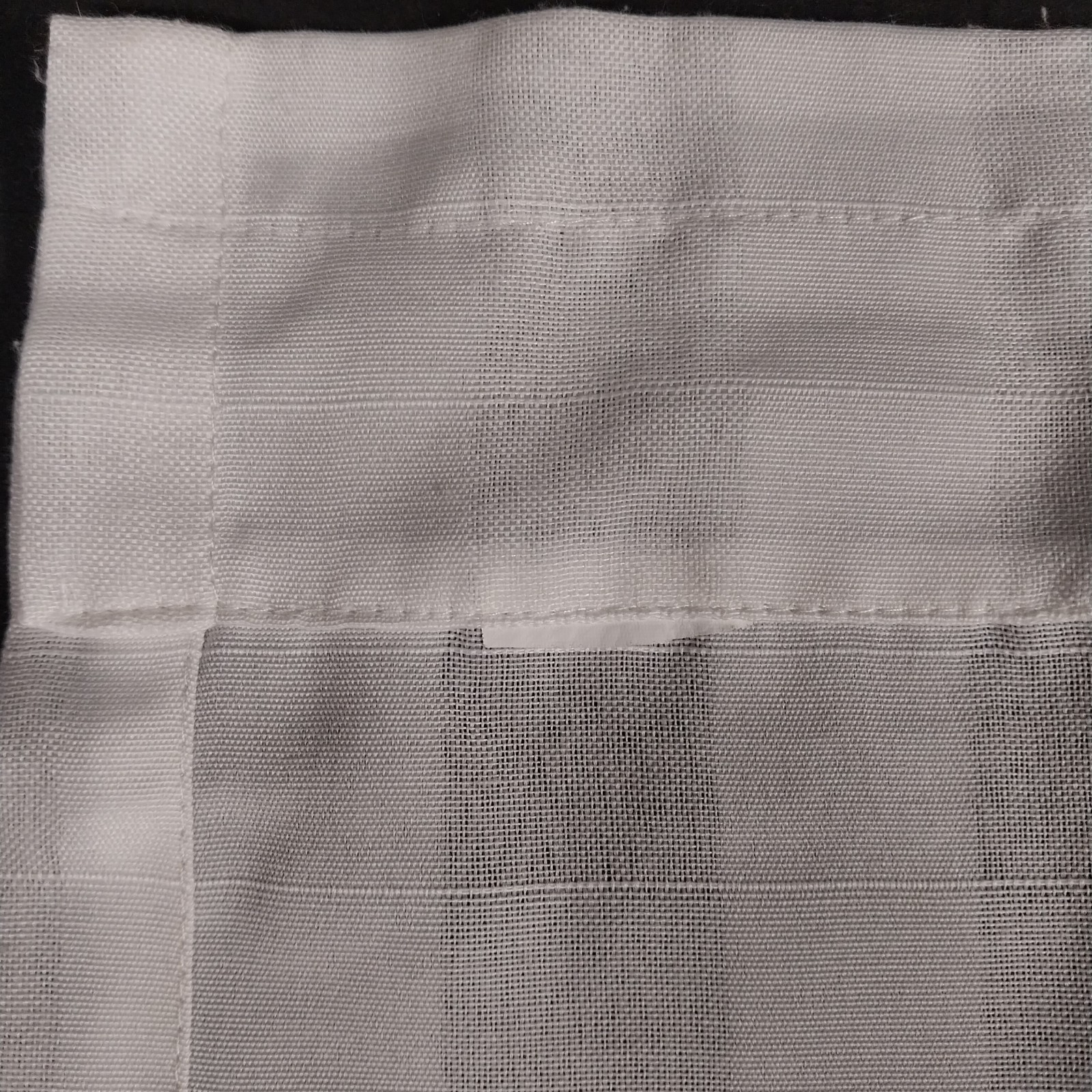 Gray and White Cafe Curtains with Valances Gingham Checkered Pattern 36″L x 30″w
