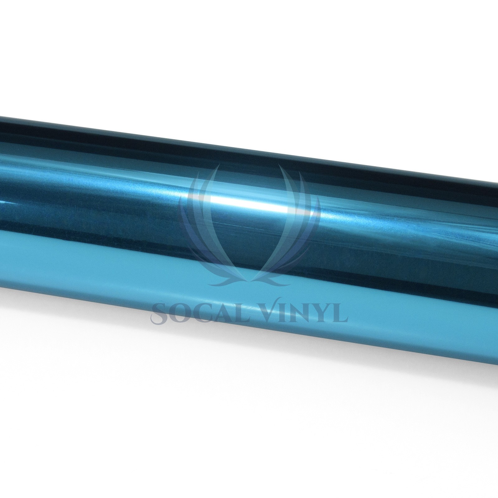 Sky Blue Chrome Window Tint One Way Mirror Film UV Heat Reflective Home Office