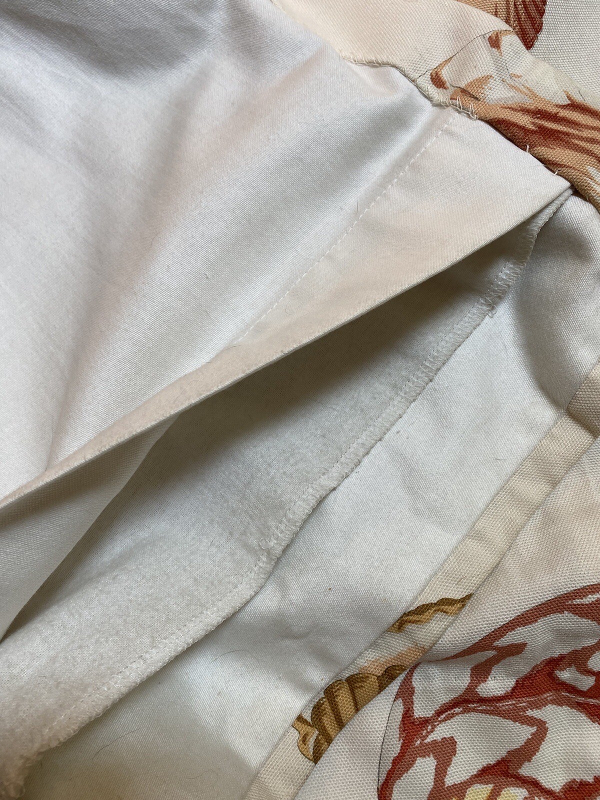 Stunning Shells Print Designer Custom Interlined Pinch Pleat Curtains 98×32 Each