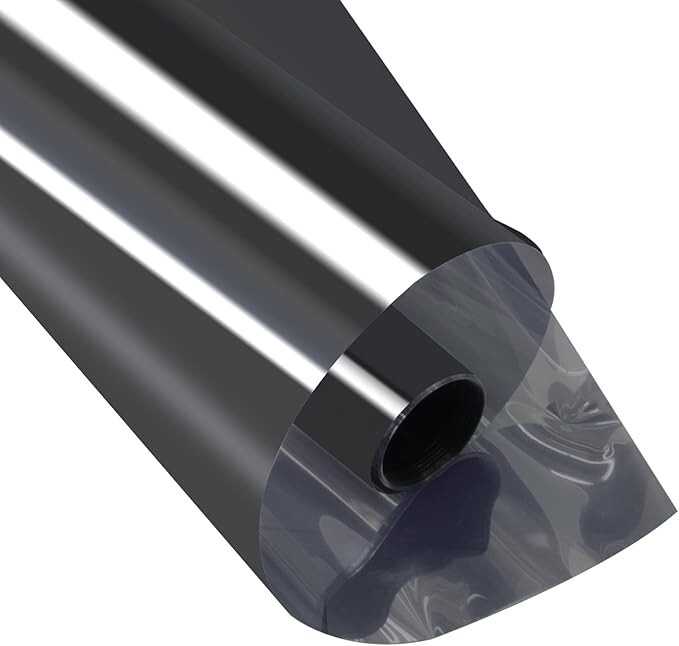 One Way Mirror Window Film – Privacy Reflective Glass Tint, Sun Blocking