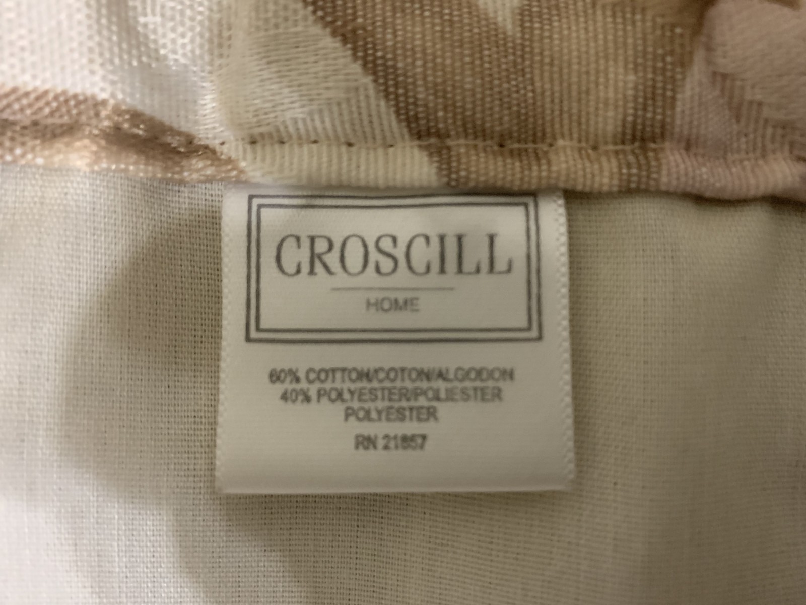 Croscill Chambord Cassis Amethyst Ascot Valance 39 X 23″ Tassel Lined Set 2 USA