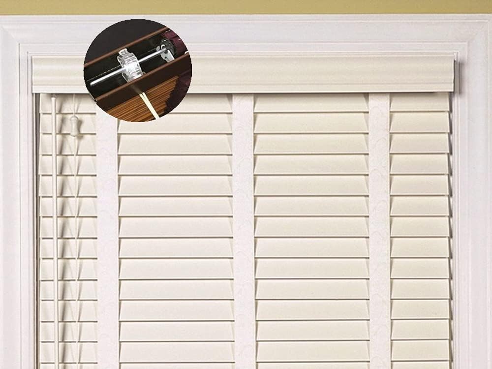 2pcs Hexagon Wand Tilter Mechanism for 7/32″ Wood Blinds – Easy Manual Control