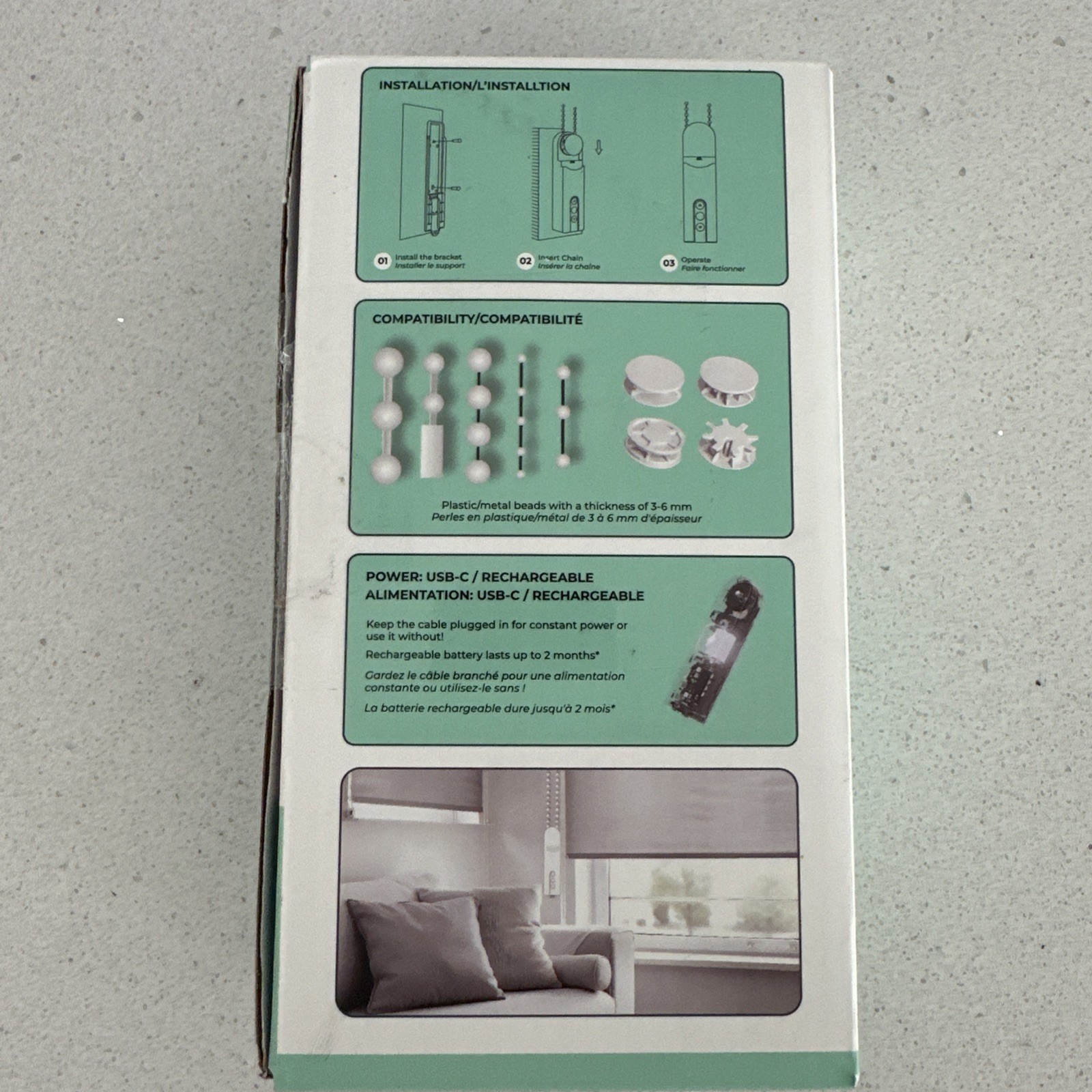 Aura Roller Smart Shade Driver / Motorized Blind Controller – New Open Box