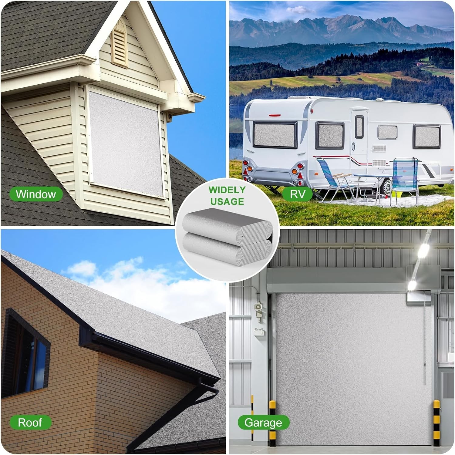 Durable Reflective Insulation Sheet: 59″ x 99″ for Winter Warmth & Summer Shade