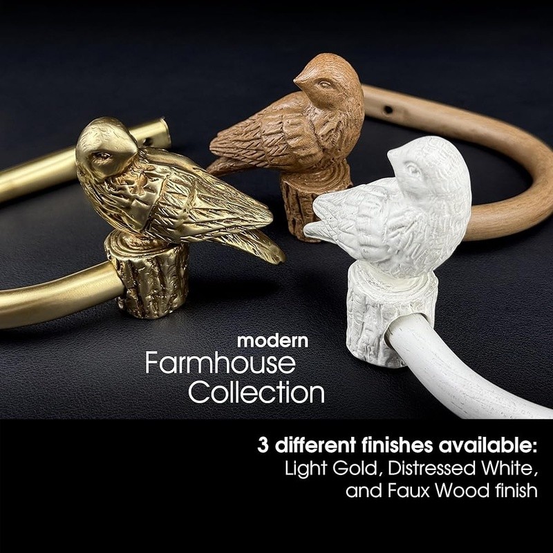 Bird Curtain Holdbacks Metal Wall Hook Durable Home Decor Multi-Functional New