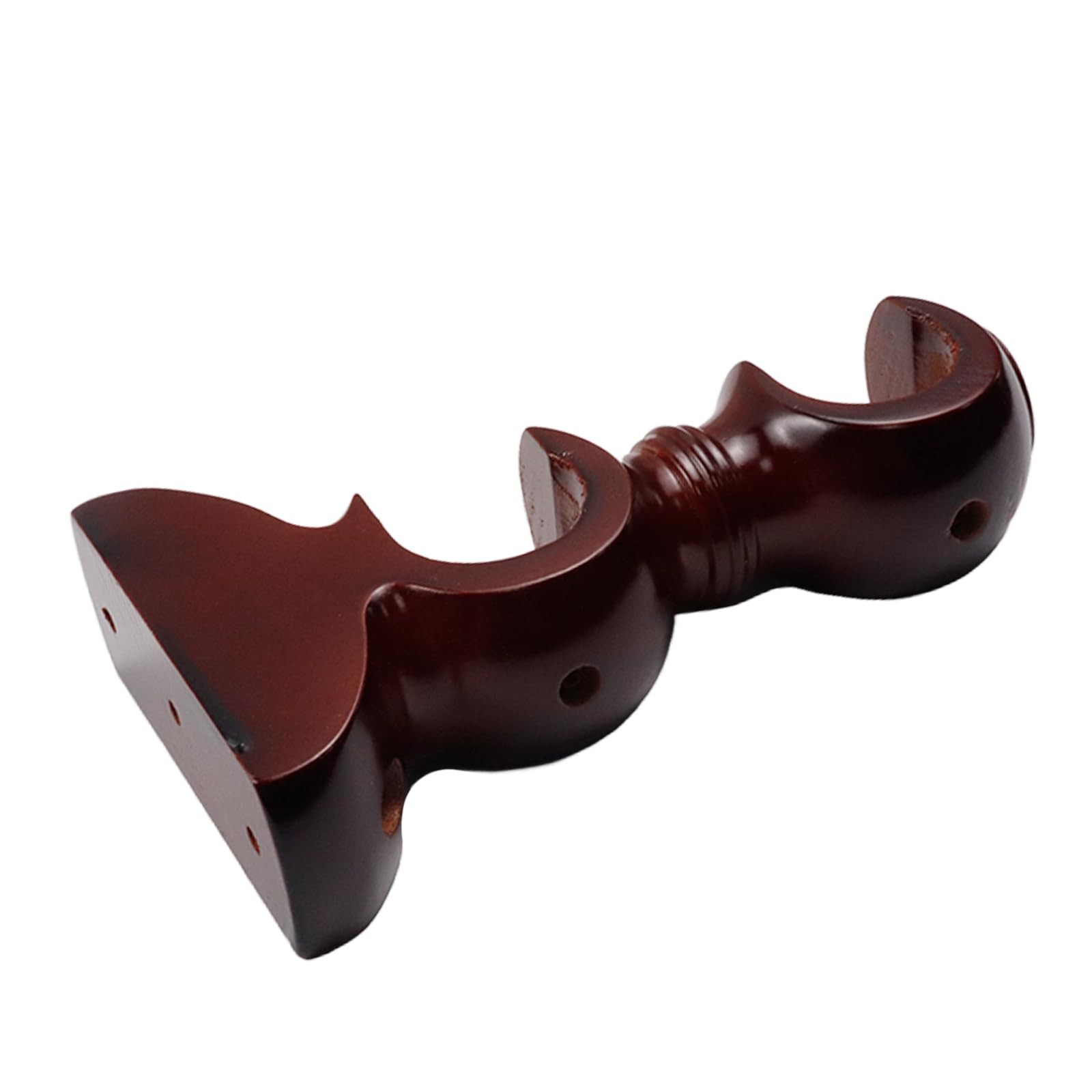 Wooden Curtain Rod Brackets,Window Curtain Hooks for Curtain Rod,1.14″/29mm D…