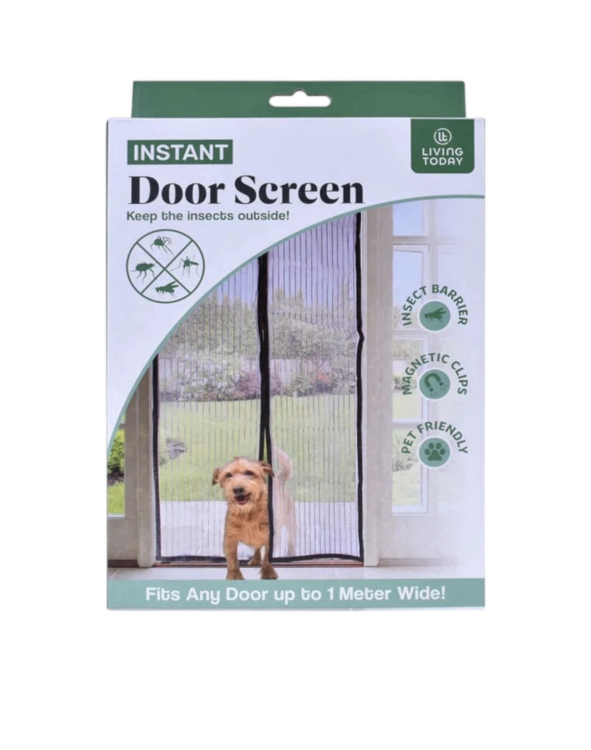 Magic Magnetic Door Mesh Net Fly Screen Mosquito Bug Curtain Hands Free Black AU