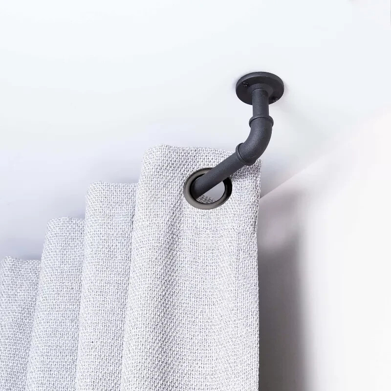 Kenney Bronn 3/4″ Standard Decorative Window Curtain Rod 66″-120″ length
