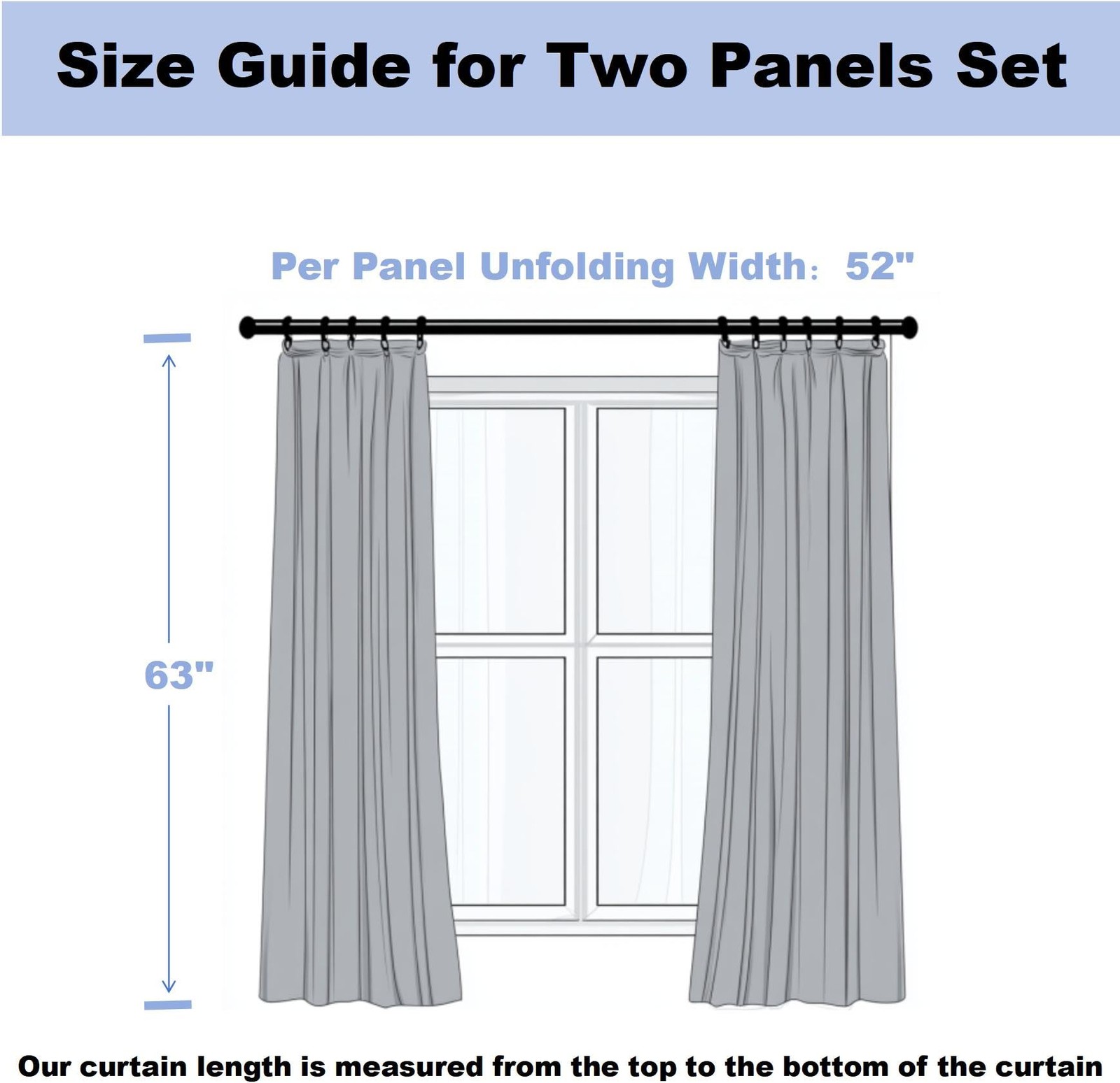 Purple Bow Curtain for Teen Women,Cute Ribbon Bowknot 52″ Wx63 L Window Curta…