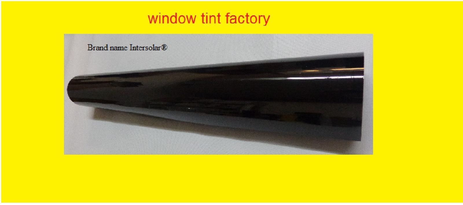 60″ x10 feet 1% Very Dark hp 2ply Black Residential Commercial intersolar grade