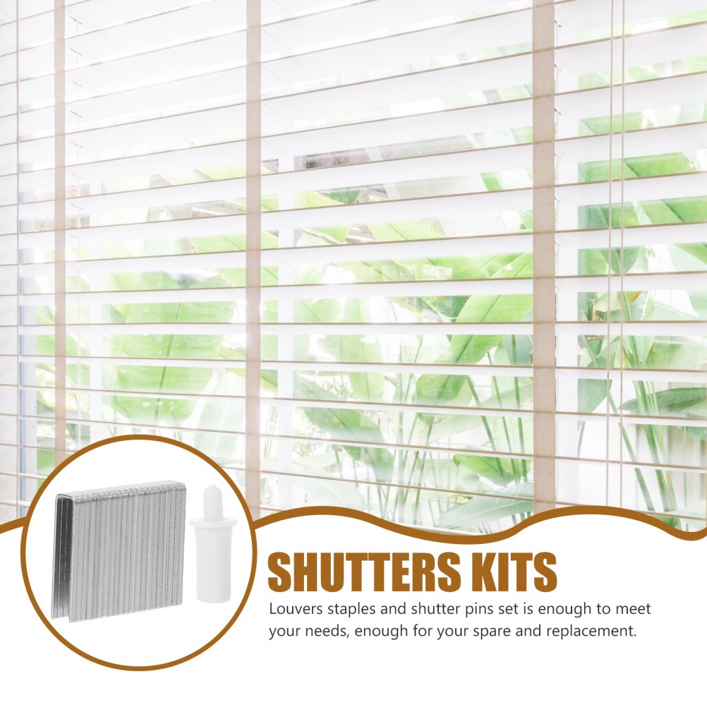 40Pcs Shutter Repair Kit with Universal Shutter Pin for Home Improvement and DIY