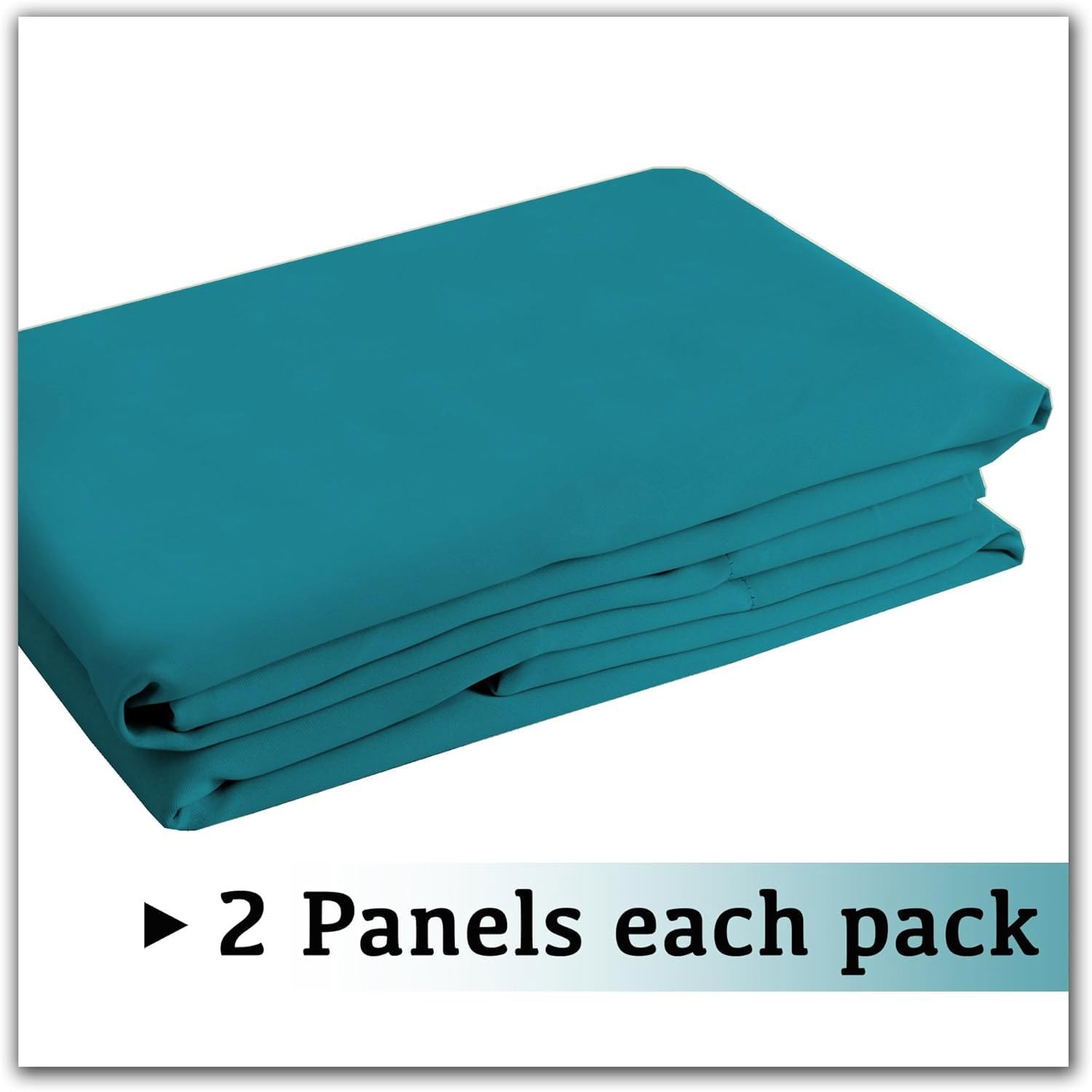 Teal Blackout Curtains Themal Insulated Grommet/Eyelet Top Blackout Curtain D…