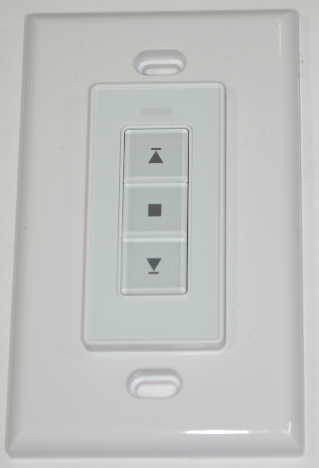 A-OK AC135-01 Roller Shade Motor Wall Mount Remote Control – White – 1 Channel