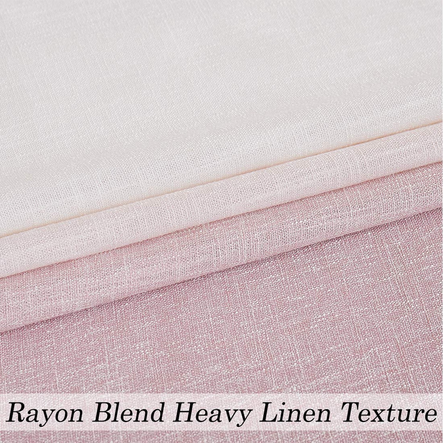 Central Park Ombre Rayon Blend Heavy Linen Texture Window Curtain Panel 6 Gro…