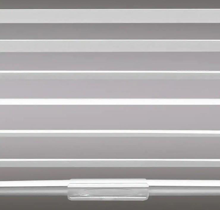 White Cordless Blackout 1″ Vinyl Mini Blind for Window or Door 35″W x 72″L