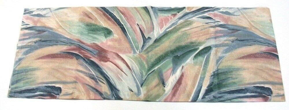 (1) Curtron Rod Pocket Valance ~ Multi ~ 14″ L x 72″ W **NEW**