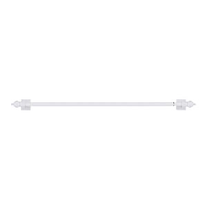 7/16″ Multi-Use Adjustable Petite Cafe Magnetic Rod, 16-28″, White