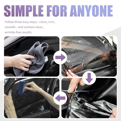 18PCS Car Window Tint Kit,Multi-Purpose Window Tint Car Kit with Felt