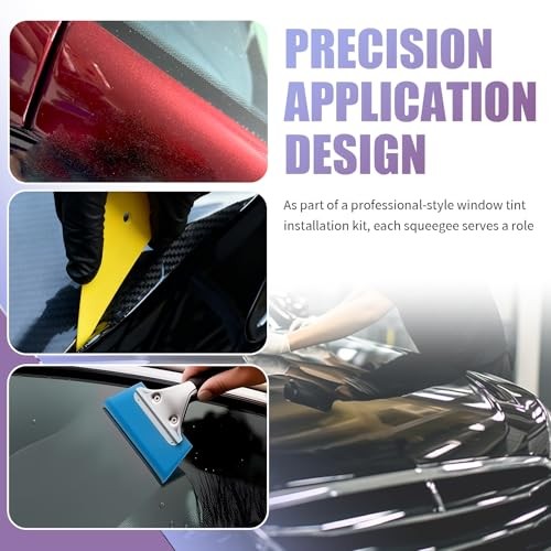 18PCS Car Window Tint Kit,Multi-Purpose Window Tint Car Kit with Felt