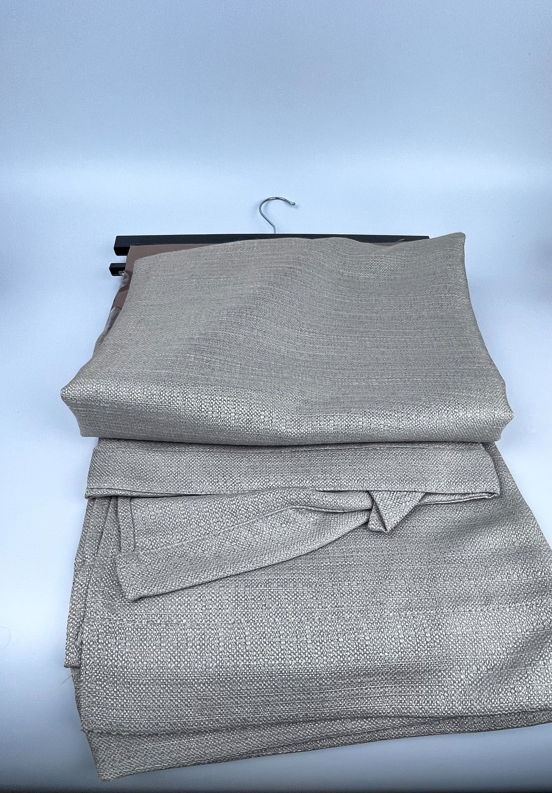 New Design Decor Set of 2 Rod Pocket Panels 40″x84″ Each ~ Textured Kota Taupe