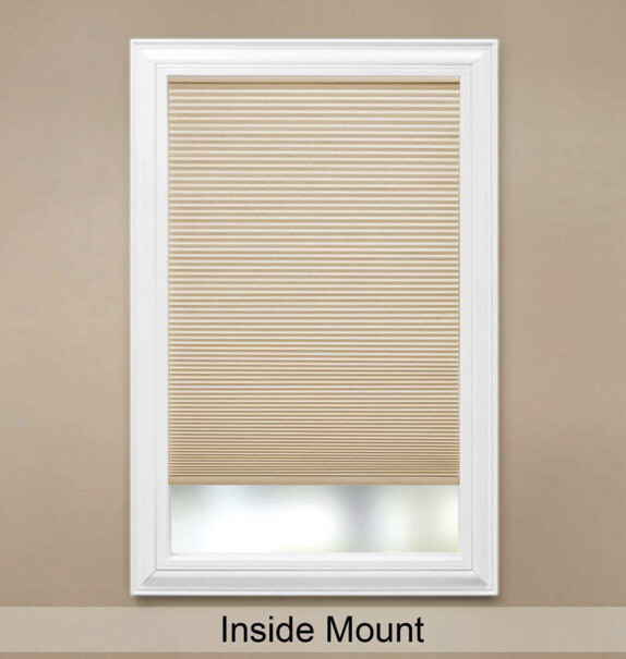 Sahara Cordless Blind Light Filtering Cellular Shade 27 5/8 W x 48” L Horizon