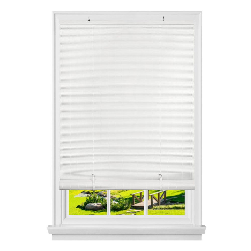 WINDOW BLINDS Indoor/Outdoor Cordless Vinyl Roll-Up Multiple Colors & Sizes