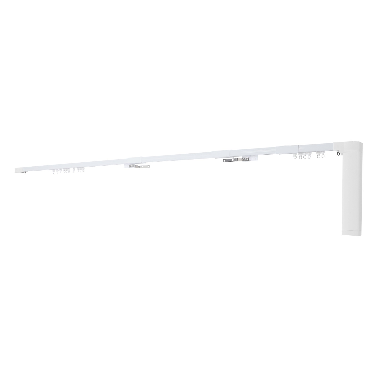Curtain Track/Electric Curtain Rail w/ Remote Control,Adjustable 120-320cm L