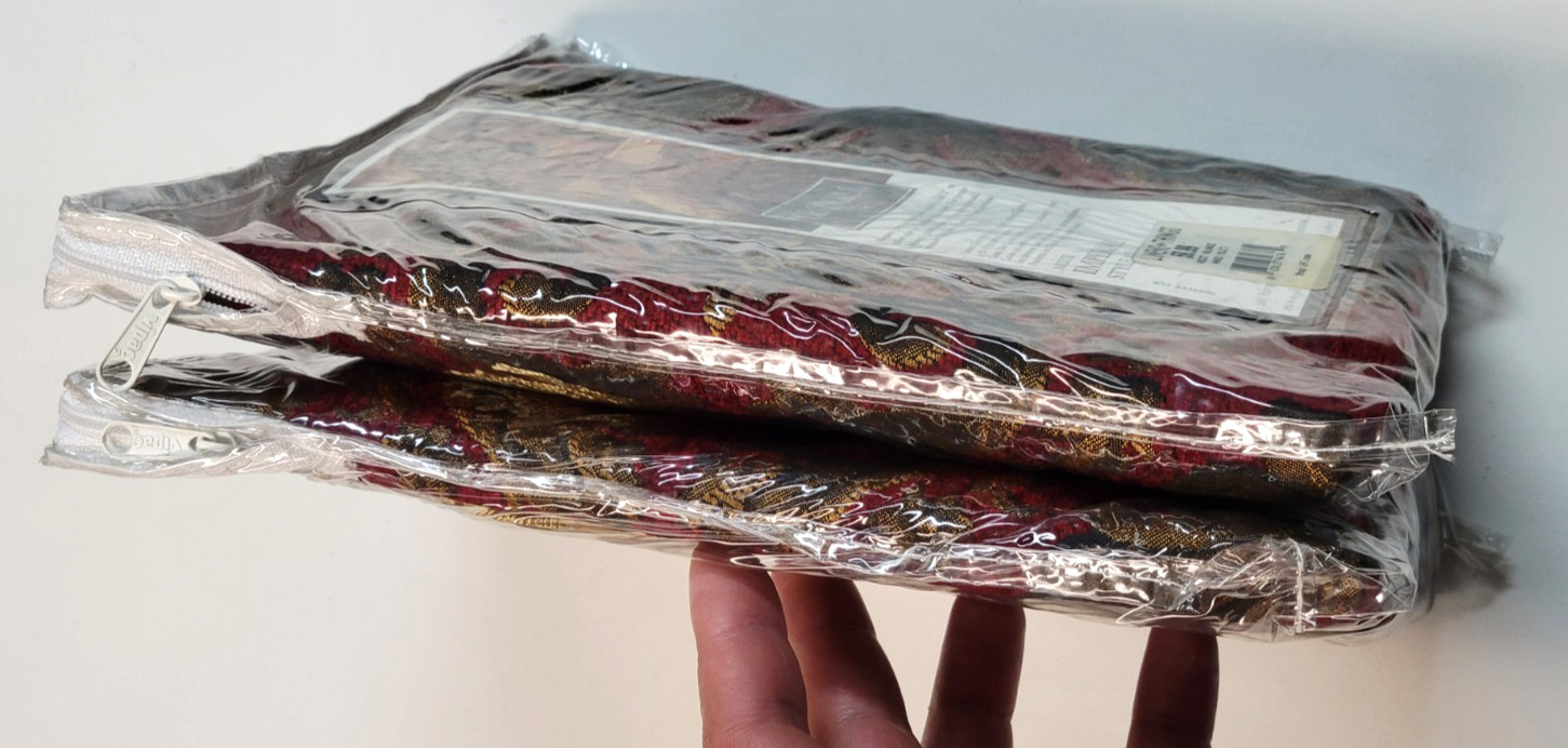 Croscill Imperial ( 1 ) Ascot Valance 40×21 Red w/ Gold Tassel PLS READ Multi