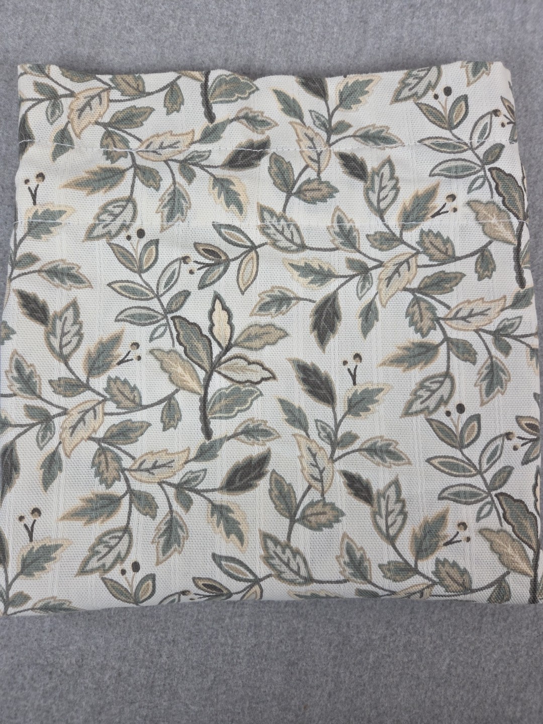 Waverly Valance Cottage Green Leaf Rod Pocket Curtain 15×52 Earth Nature Country