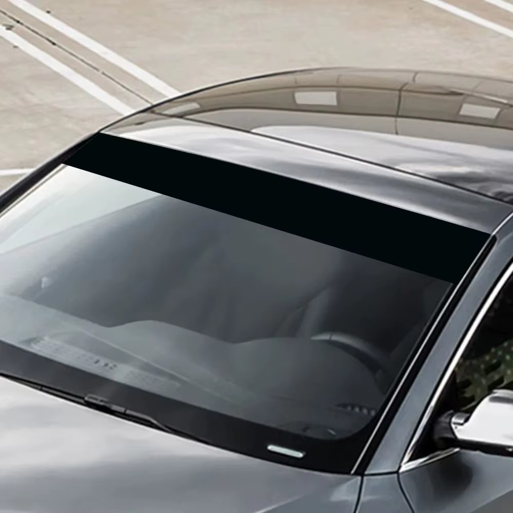 Car Sunshade Stickers Auto Front Windshield 3D Vinyl Film Rear Gear Sunshade Dec