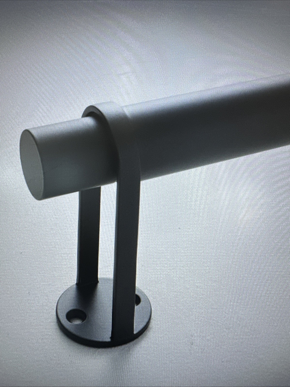 West Elm Simple curtain rod Dark Bronze 48-88″ IMPERFECT