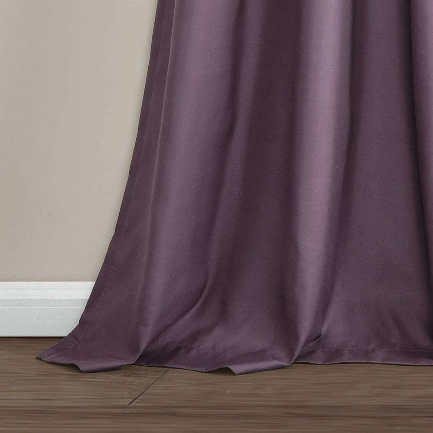 Glam Purple & Black Shimmer Sequin Window Curtains 42″ x 84″ Pair