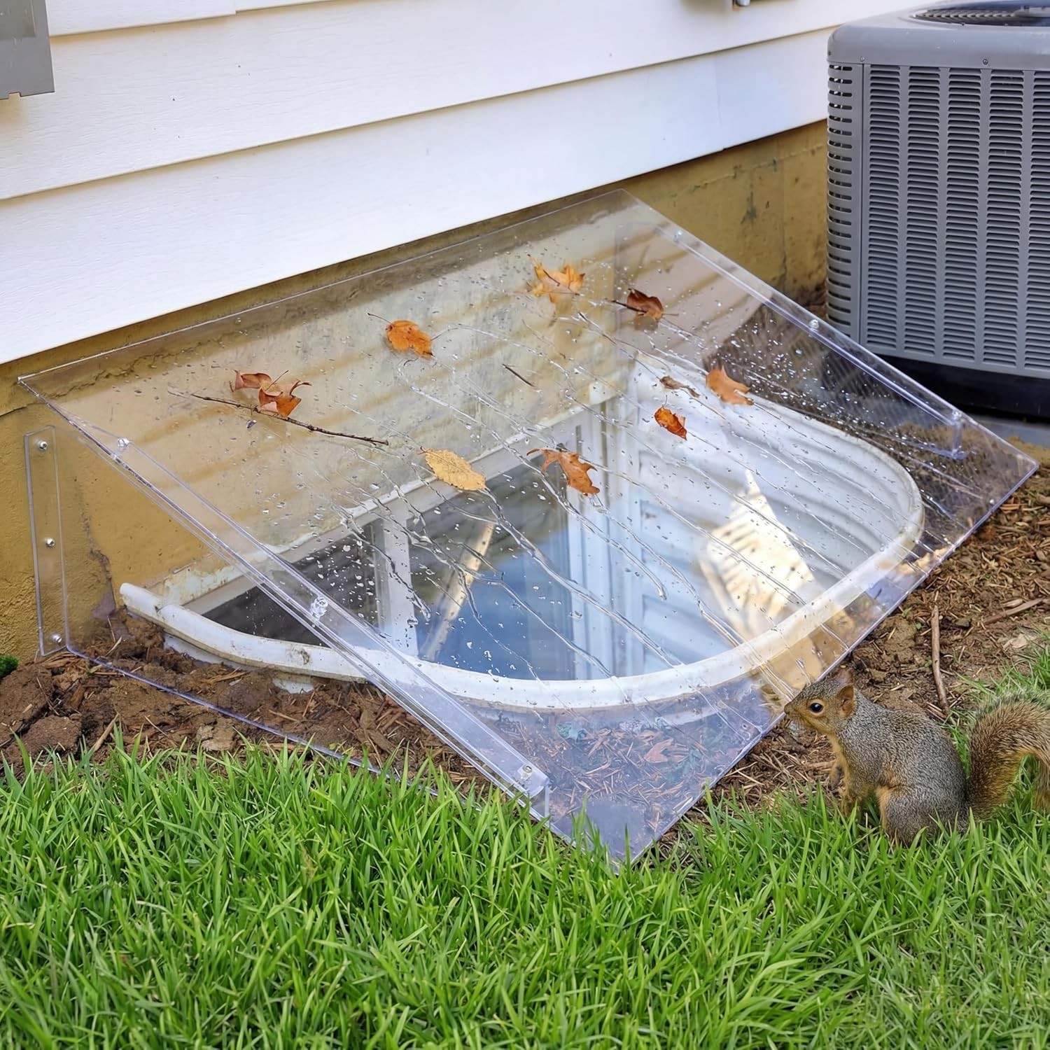 Vercraft 44×18 Window Well Cover Clear Polycarbonate MSRP $259 FREE SHIPPING