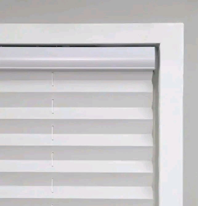 White Cordless Light Filtering Polyester Cellular Shades – 34 in. W x 64 in. L