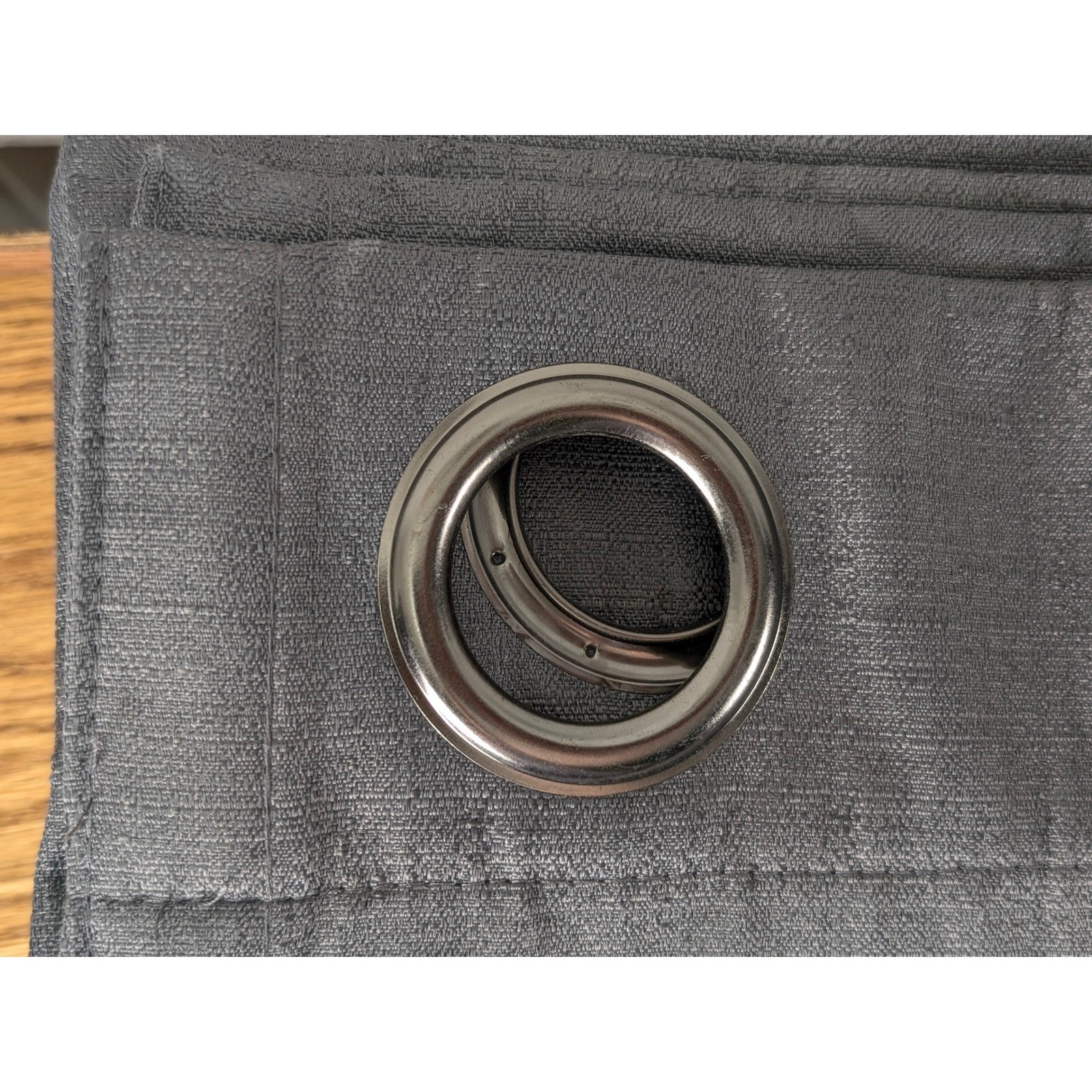 Eclipse DuoTech Grommet Curtain Panel Draft Stopper Total Blackout 40×84 Grey