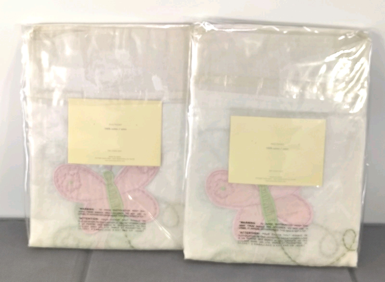 Pottery Barn Kids 2pc Girl’s Butterfly Sheer Curtains Panel 84″ X 44″