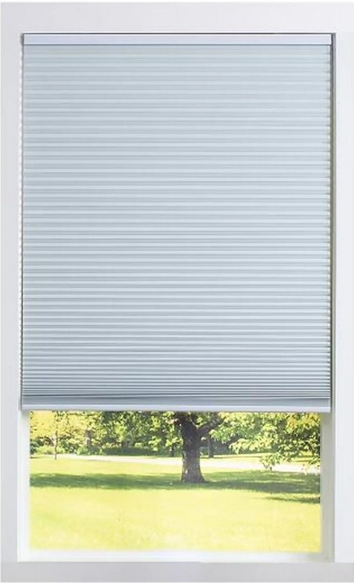 allen + roth cellular shade is a white, blackout, top-down bottom-up window…W1