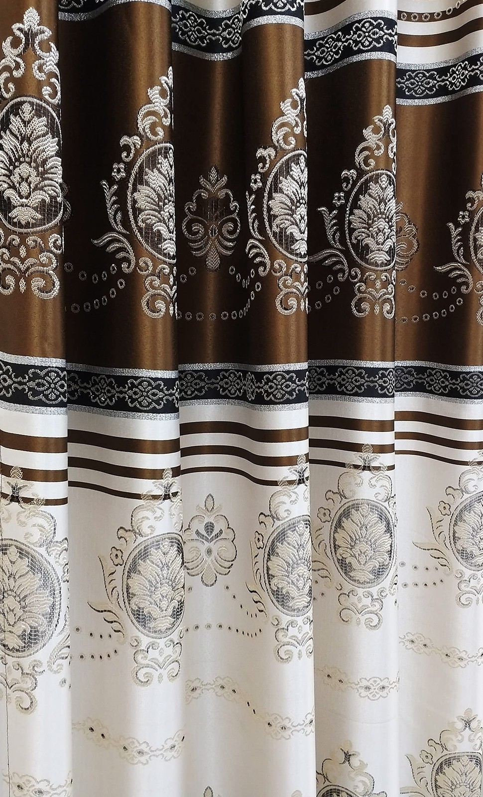 GOHD Harmony Horizon. Jacquard Window Curtain Panel Drape with Attached Fancy…