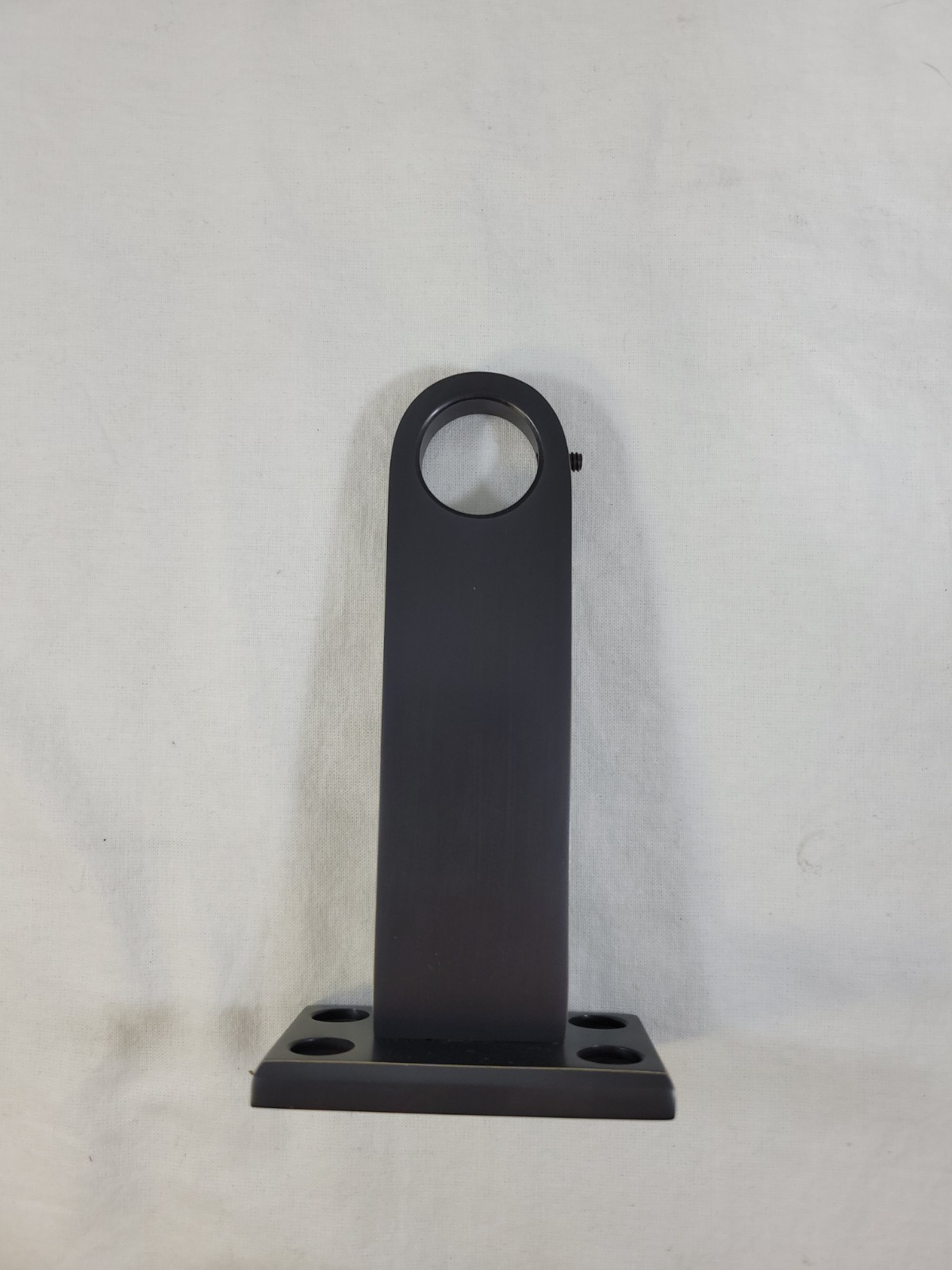 Set of 2Restoration Hardware Montaigne End Brackets Small Black for 1/4 in Rods