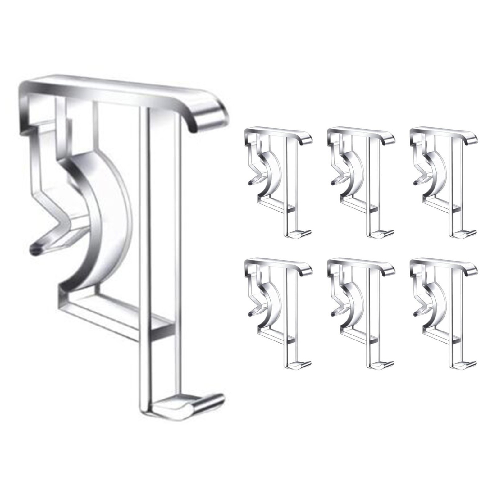 Curtain Clips Plastic Retainer Holder Clip For Blind Valance For Most Blinds