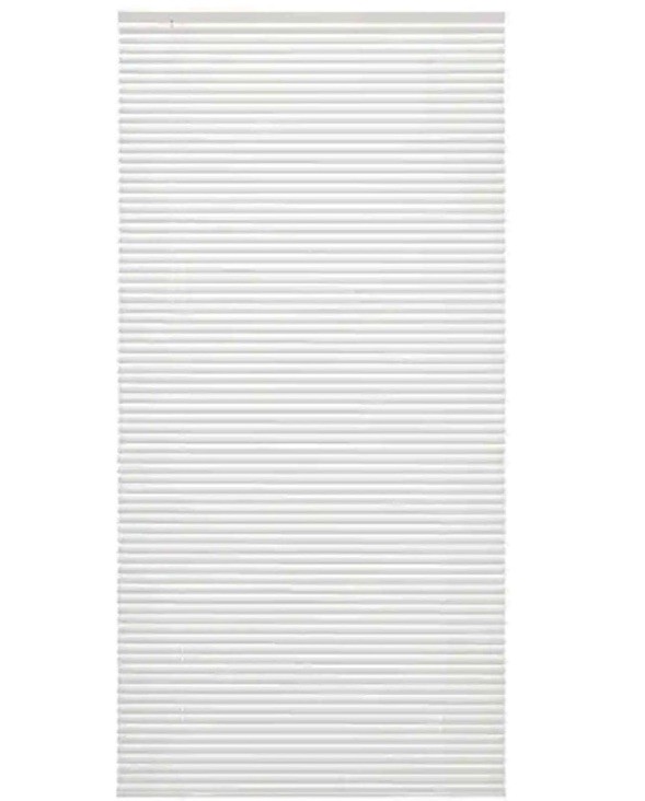 White Cordless Light Filtering 1 in. Slats Vinyl Mini Blind – 29″W x 64″L New
