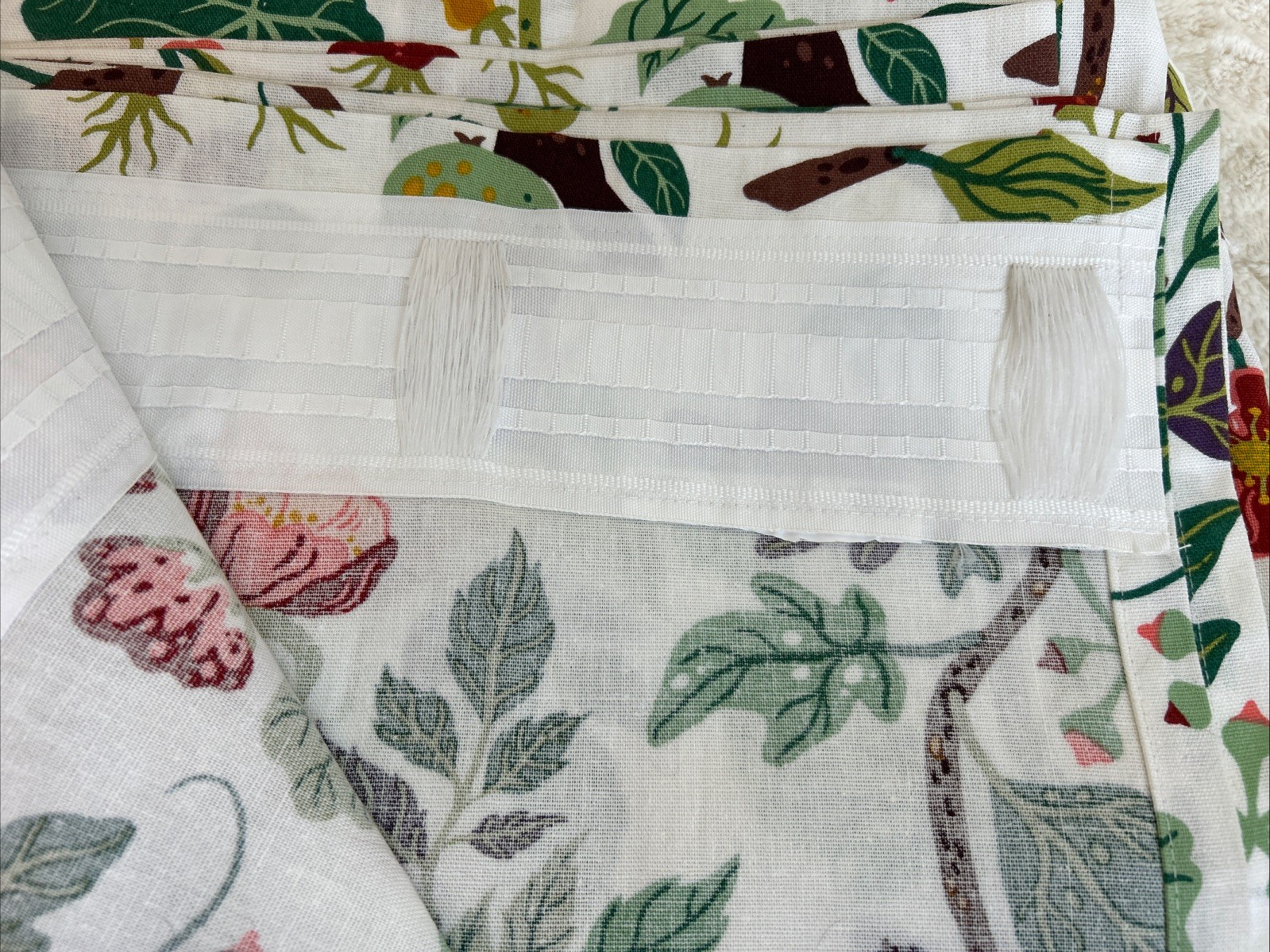 IKEA VILDPERSILJA Multicolor Floral Curtains, 1 pair, 57×98 “